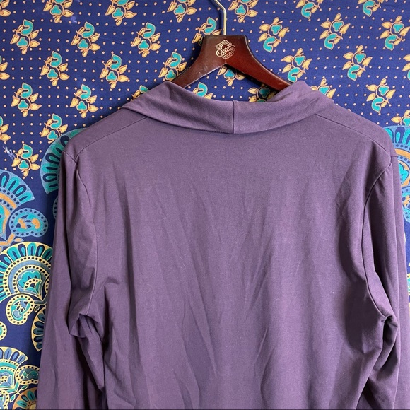 SEXY Ladies mint flowy cowl neck tunic purple by Weekenders size Lsarge - Picture 8 of 14